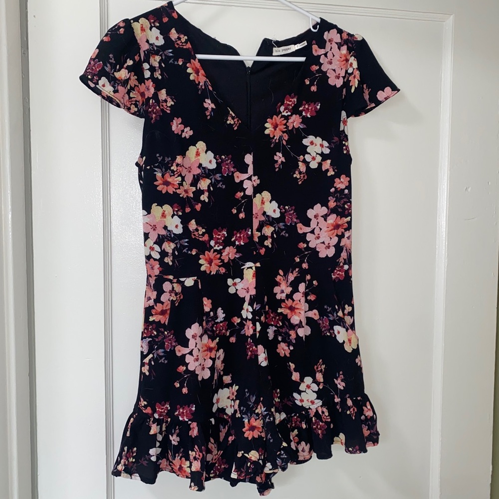 Blu pepper romper from boutique